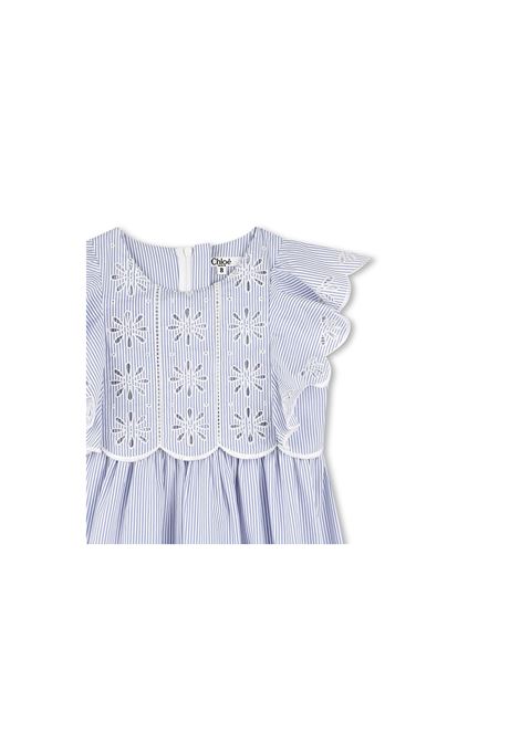 Vestito A Righe CHLOÉ KIDS | C20446N48